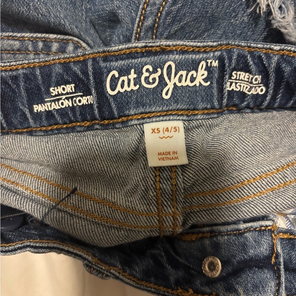 Cat & Jack Blue Denim Shorts - Picture 3 of 3